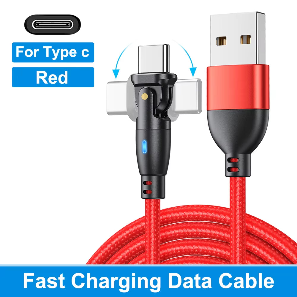Fast Charging USB Type C Cable - Compatible with Realme, Huawei P30, Samsung, Oneplus, Poco F3, and iPhone - 3A Data Transfer Cord