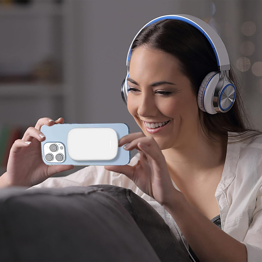 Ultra-Slim 5000mAh Mag-Safe Power Bank - 15W Fast Charging External Battery Pack for iPhone 15, 14, 13, 12, Pro, Pro Max, and Mini